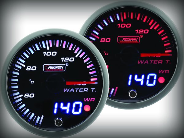 Prosport JDM Premium Serie Wassertemperatur 60 mm