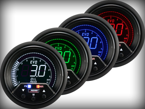 Prosport EVO Premium Series oil pressure