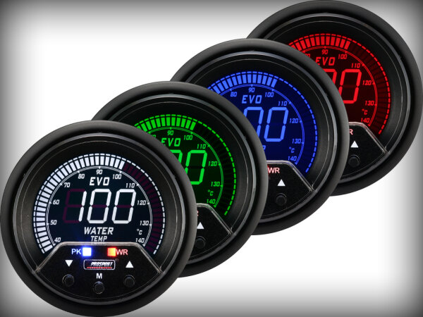 Prosport EVO Premium Serie Wassertemperatur