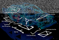 Ultra Racing Stabilisator hinten 23 mm - 97-05 Toyota Unser (KF70/KF80) 1.8 (2WD)