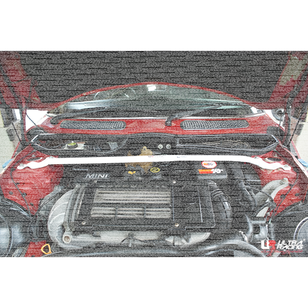 Ultra Racing Front Upper Strut Bar 2-Point - 01-06 Mini Cooper (R50/R53) 1.6 (2WD)