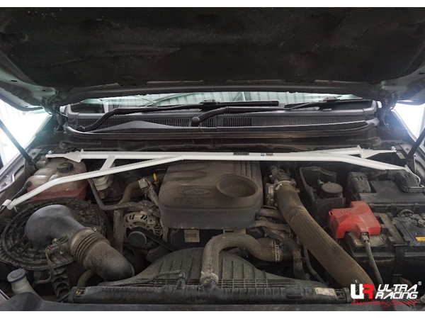 Ultra Racing Front Upper Strut Bar 4-Point - 15+ Ford Ranger T6.5 Facelift 2.2/3.2 (4WD)