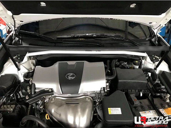 Ultra Racing Front Upper Strut Bar 2-Point - 12-18 Lexus ES 250/300H (XV60) 2.0/2.5 (Hybrid/V6) (2WD)