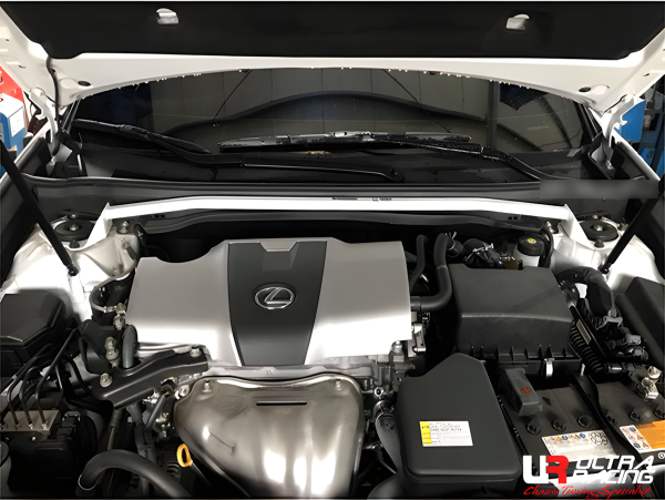 Ultra Racing Front Upper Strut Bar 2-Point - 12-18 Lexus ES 250/300H (XV60) 2.0/2.5 (Hybrid/V6) (2WD)