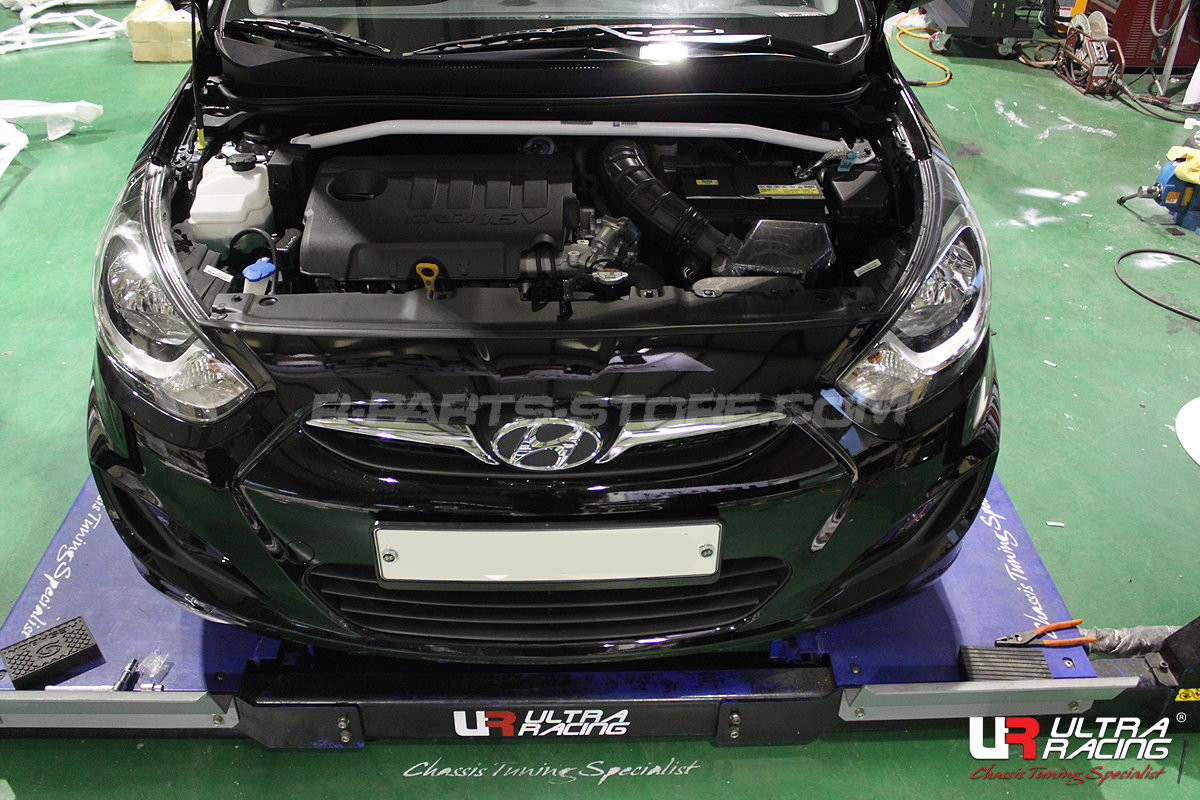 Ultra Racing Front Upper Strut Bar 2 Point 11 18 Hyundai Accent Rb 1 6d 2wd Lhd Models Urkr Tw2 2311 R Parts