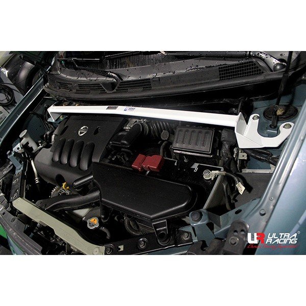 Ultra Racing Front Upper Strut Bar 2-Point - 02-18 Nissan Cube (Z-11/Z-12) 1.5/1.8 (2WD)