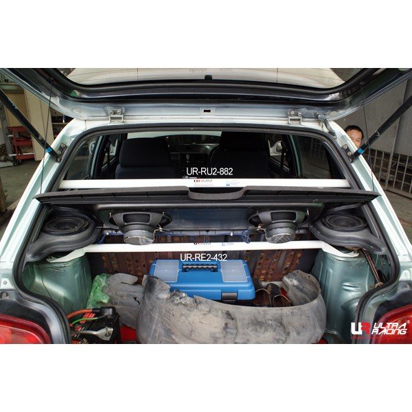 Ultra Racing Rear Upper Strut Bar 2-Point - 93-00 Daihatsu G200 1.3/1.6 (2WD) (Hatchback)