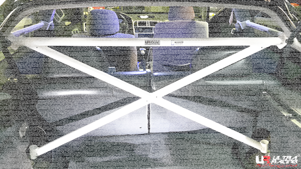 Ultra Racing Strebe C-Säule / Kreuzstrebe - 92-95 Honda Civic (EG3/EG6/EG9) (2WD)