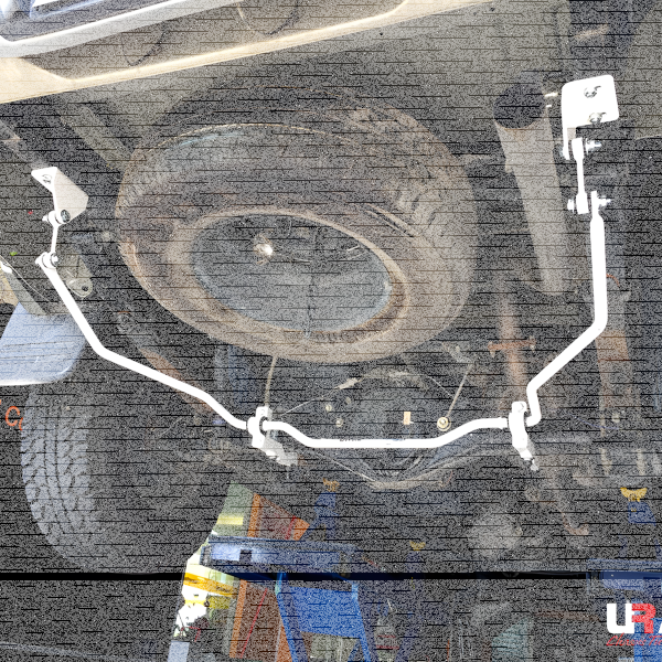 Ultra Racing Rear Sway Bar 20 mm - 11-15 Toyota Hilux-Vigo 2.5D (4WD) (Facelift)