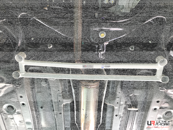 Ultra Racing Strebe vorn unten 4-Punkt - 15+ Toyota Sienta (XP170) 1.5 (2WD) / 16-18 Toyota Vios (NSP151/XP150) 1.5 (2WD) (7-Gang CVT-i) / 19+ Toyota Yaris (XP152) 1.5 (2WD)