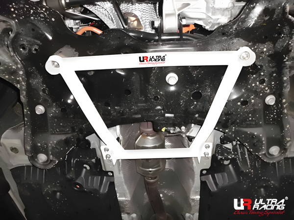 Ultra Racing Strebe vorn unten 4-Punkt - 16+ Toyota C-HR (AX10) 1.2T/1.8 (2WD) (Hybrid) / 16+ Toyota Prius (XW50) 1.8 (2WD) (Hybird)