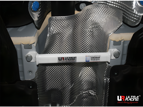 Ultra Racing Middle Lower Bar 2-Point - 13-18 Mercedes W176 A250/A445 2.0T (4WD) / 13-19 Mercedes C117 CLA250/CLA45 2.0T (4WD) / 14+ Mercedes X156 GLA250/GLA45 2.0T (4WD)