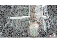 Ultra Racing mittlere Unterbodenstrebe 2-Punkt - 13+...