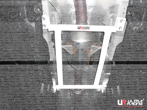 Ultra Racing mittlere Unterbodenstrebe 4-Punkt - 16+ Toyota C-HR (AX10) 1.2T/1.8 (2WD/4WD) / 16+ Toyota Prius (XW50) 1.8 (2WD) (Hybird)