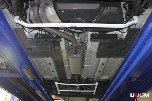 Ultra Racing Rear Lower Bar 2-Point - 09+ Fiat 500C 0.9 (2WD) / 08+ Fiat 595 Abarth 1.4T (2WD)