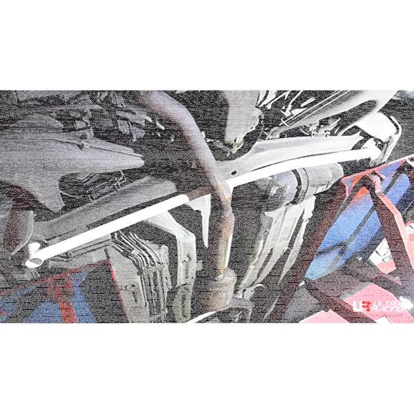 Ultra Racing Rear Lower Bar 2-Point - 95-02 BMW E37 Z3 1.9 (Roadster) (2WD) (MT-Transmission)