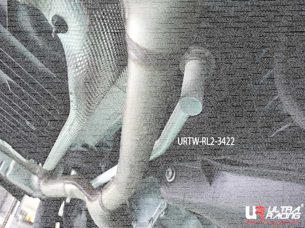 Ultra Racing Rear Lower Bar 2-Point - 14+ Mercedes W205 C220D/C250/C350/C43 2.0(T)/2.2D/3.0TT (2WD/4WD) / 16+ Mercedes W213 E250 2.0T (2WD/4WD)