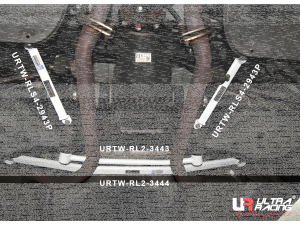 Ultra Racing Strebe hinten unten 2-Punkt - 12+ Lexus GS200T/GS250/GS300/GS350(H)/GS450H (L-10) 2.0T/2.5/3.0/3.5 (2WD)