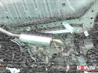 Ultra Racing Strebe hinten unten 2-Punkt - 16+ Nissan...