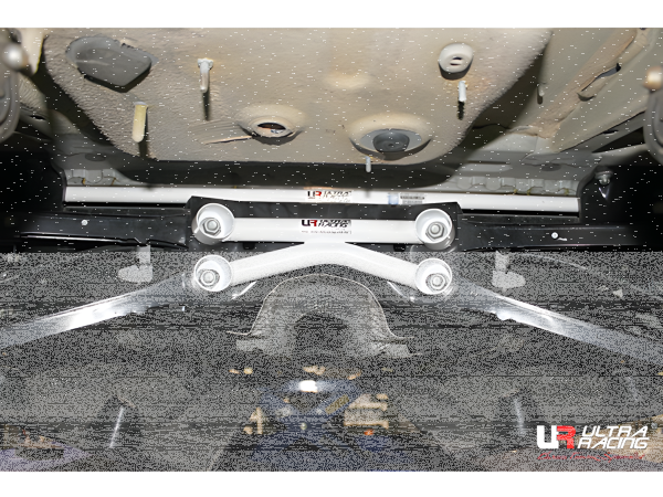 Ultra Racing Strebe hinten unten 4-Punkt - 07-14 Mini Clubman (R55) 1.6T (2WD) / 06-15 Mini Cooper (R56/R58) 1.6T (2WD)