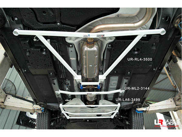 Ultra Racing Rear Lower Bar 4-Point - 16+ Mazda CX-3 1.5D/2.0 (2WD)