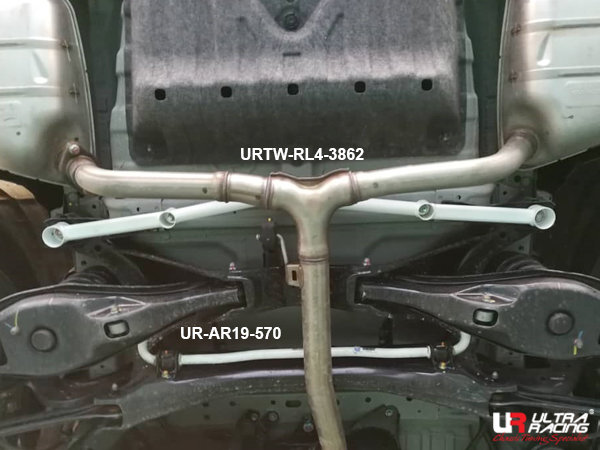 Ultra Racing Rear Lower Bar 4-Point - 16+ Honda CR-V (RW1/RW6) 1.5T (2WD)