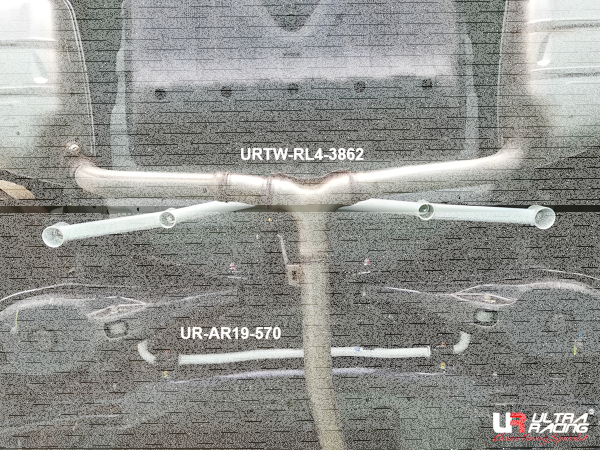 Ultra Racing Rear Lower Bar 4-Point - 16+ Honda CR-V (RW1/RW6) 1.5T (2WD)