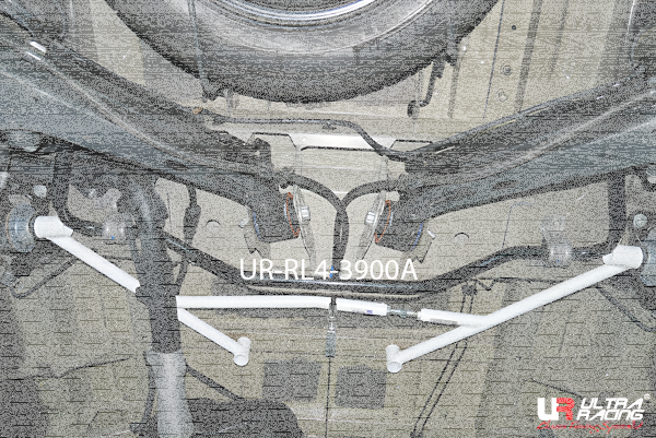 Ultra Racing Strebe hinten unten 4-Punkt verstellbar - 16+ Peugeot Traveller 2.0D (2WD)