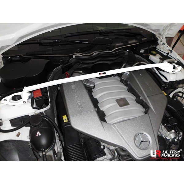 Ultra Racing Front Upper Strut Bar 2-Point - 08-15 Mercedes W204 C200/C250/C350/C63 1.8K/2.5/3.5/6.2/6.3 V8 (2WD)