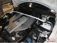 Ultra Racing Front Upper Strut Bar 2-Point - 08-15 Mercedes W204 C200/C250/C350/C63 1.8K/2.5/3.5/6.2/6.3 V8 (2WD)