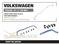 Hardrace Front Sway Bar 25.4 mm - 07-16 VW Tiguan (nur...