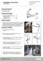 Hardrace Sturzversteller vorn oben (Hartgummi) - BMW 5er Serie G30/G31 / BMW 6er Serie GT G32