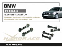 Hardrace verstärkte Koppelstangen hinten verstellbar - BMW 3er Serie E36/E46 (nicht für E36 Compact (Ti) / E46 M3)