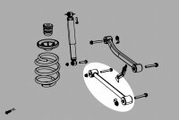 Hardrace Rear Lower Control Arm (0"-4.5") (Harden Rubber) - 06+ Jeep Wrangler (Unlimited) JK(U)/JL(U)