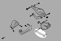 Hardrace Rear Toe Arm (Harden Rubber) - 18+ Volvo XC40