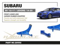 Hardrace Front Lower Control Arm (Harden Rubber) - 14-20 Subaru Levorg VM / 12-17 Subaru XV GP