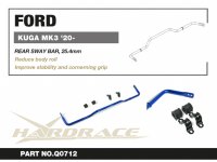 Hardrace Rear Sway Bar 25.4 mm - 20+ Ford Kuga MK3