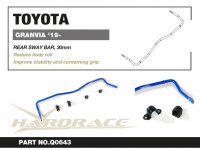 Hardrace Rear Sway Bar 30 mm - 19+ Toyota Hiace Granvia H300