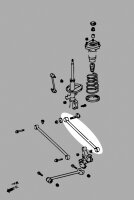 Hardrace Querlenker seitlich hinten (Rückseite) (Uniball/Hartgummi) - 98-03 Lexus RX XU10 (AWD Modelle)