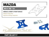 Hardrace Middle Lower Bar 4-Point - 15+ Mazda MX-5 ND