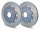 GiroDisc Brake Disc 2-Piece Rear Axle left - 03-08 Lamborghini Gallardo (Spyder) 5.0