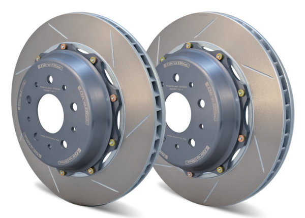 GiroDisc Brake Disc 2-Piece Rear Axle left - 06-10 Lamborghini Murcielago (LP640) 6.5 (Iron Disc Models)