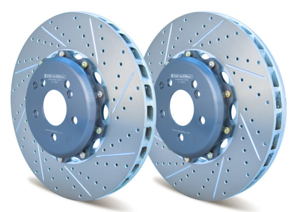 GiroDisc Brake Disc 2-Piece Rear Axle left - 14+ Mercedes-Benz AMG GT (C190/R190) (C/R/S) 4.0 Twin Turbo / 15-18 Mercedes-Benz C-Class (W205) C63 (S) AMG 4.0 Twin Turbo / 13-20 Mercedes-Benz S-Class (A217/C217/W222) S63 AMG 4.0/5.5/6.0 Twin Turbo / 12-19