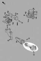 Hardrace verstärkter Motorhalter (hinten) Street Version - 14+ Suzuki SX4 1.4T / 16+ Suzuki Vitara 1.4T