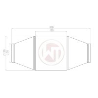 WAGNERTUNING Racing Catalyst Converter 200CPSI with EU6 coating