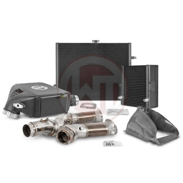 WAGNERTUNING Competition Package Intercooler / Radiator / Downpipe - 14-18 BMW 3 Series F80 / 14-18 BMW 4 Series F82/F83