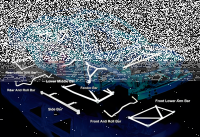 Ultra Racing Rear Lower Bar 2-Point - 07-14 Ford Mondeo (MK4) 2.3 (2WD) (Sedan)