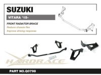 Hardrace Front Lower Radiator Bar 2-Point - 16+ Suzuki Vitara