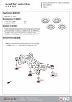 Hardrace Rear Subframe Anti-Vibration Inserts - 19+ Toyota RAV4 XA50