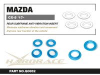 Hardrace Rear Subframe Anti-Vibration Inserts - 17+ Mazda...